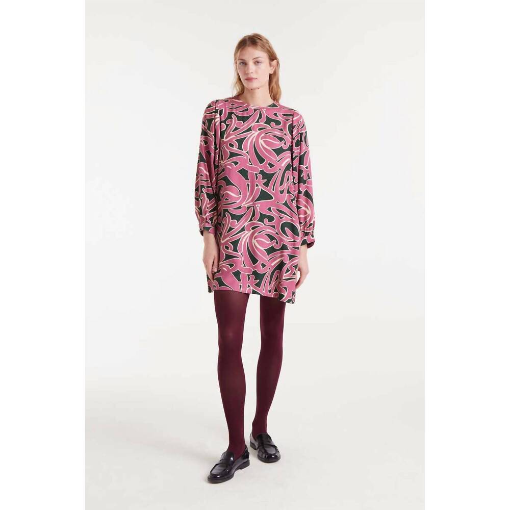 NEW COMPANIA FANTASTICA long sleeve dress in pasture print